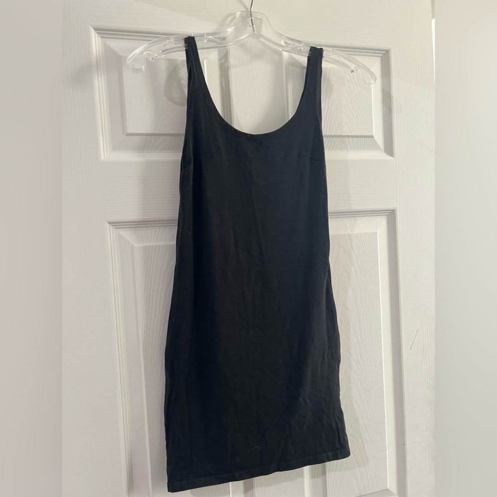 Black spandex dress